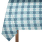 Bluegreen Japanese Block Pattern 3m Rectangle Tablecloth