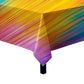 Blur Of Rainbow Square Tablecloth