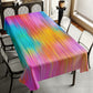Blur Of Rainbow Rectangle Tablecloth