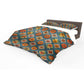 Bohemian Clay Petal Parade Duvet Cover Set