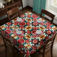 Bohemian Rose Square Tablecloth