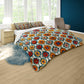Bohemian Tiles Daises Duvet Cover Set