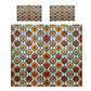 Bohemian Tiles Daises Duvet Cover Set
