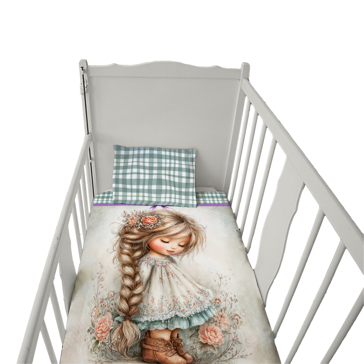 Boots and Blossoms Cot Set