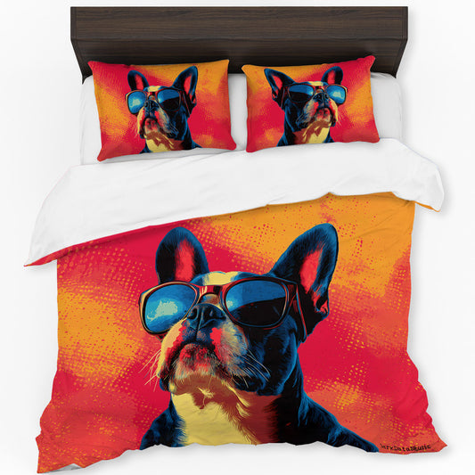 Boss Terrier Duvet Cover Set by Wikus Schalkwyk