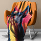 Boss Terrier Light Weight Fleece Blanket by Wikus Schalkwyk