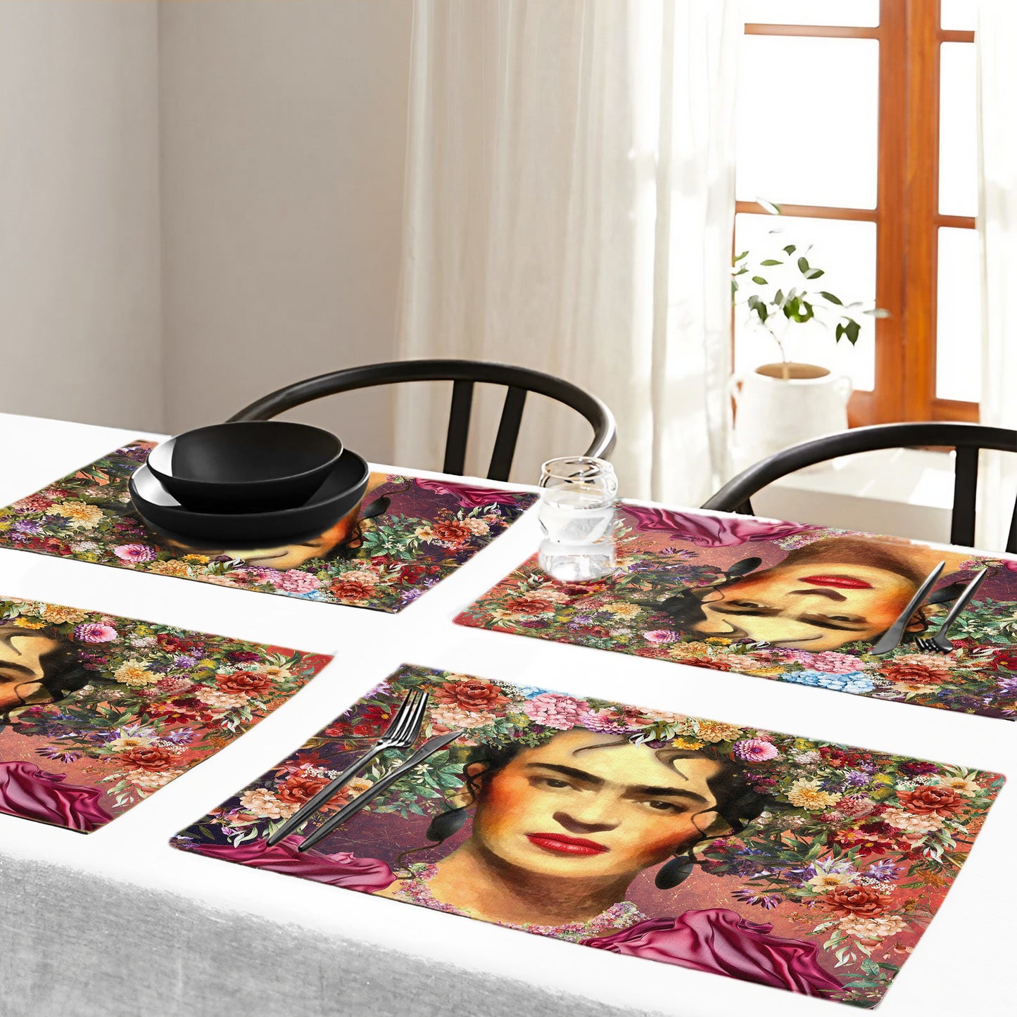 Botanic Frida Kahlo Placemats by Mark van Vuuren