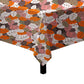 Botanical Rhythm Pink Orange Square Tablecloth