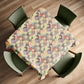 Botanical Rhythm Winter Breeze Square Tablecloth