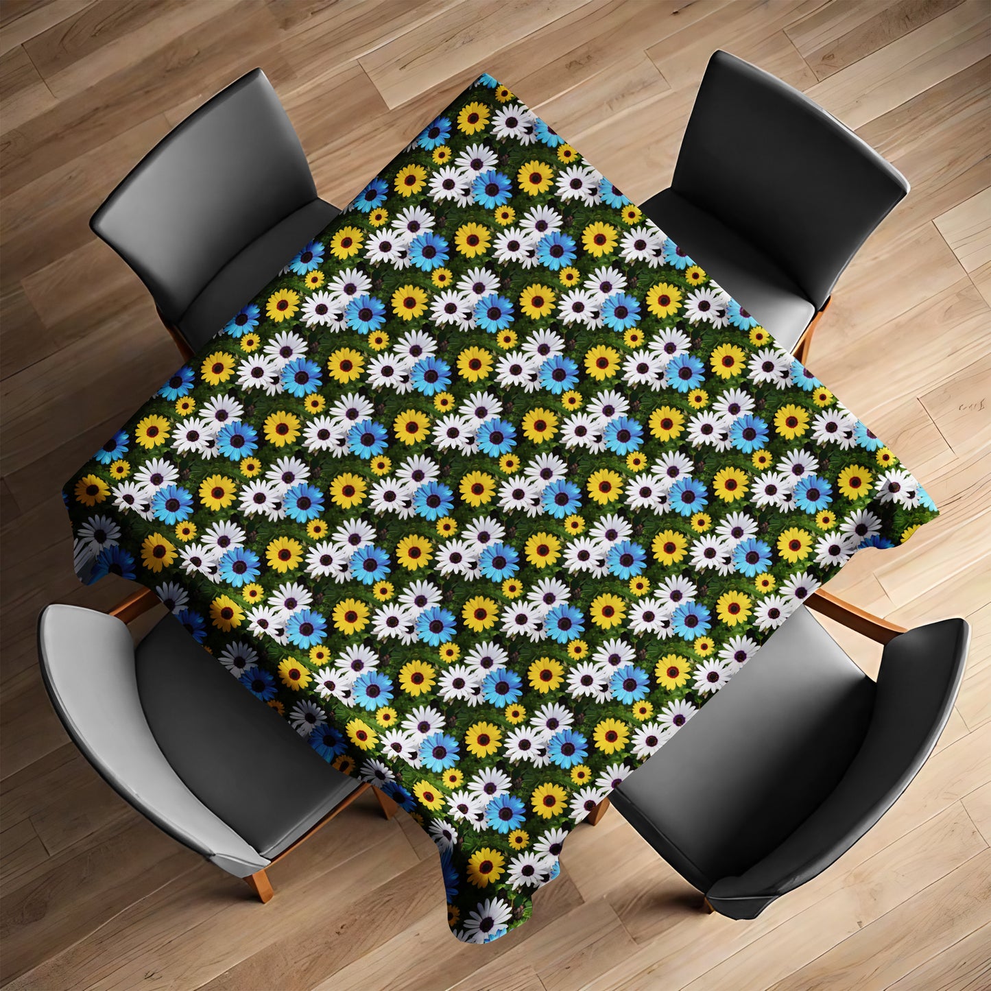 Botanical Daisy Square Tablecloth