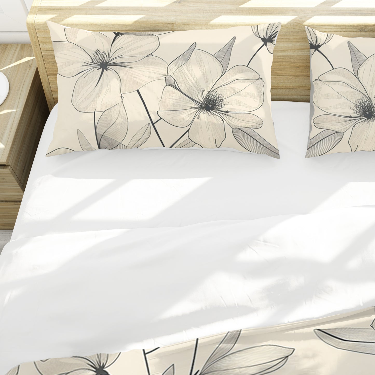 Botanical Line Art Duvet Cover Set by Wikus Schalkwyk