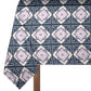 Botanical Square Pattern 3m Rectangle Tablecloth