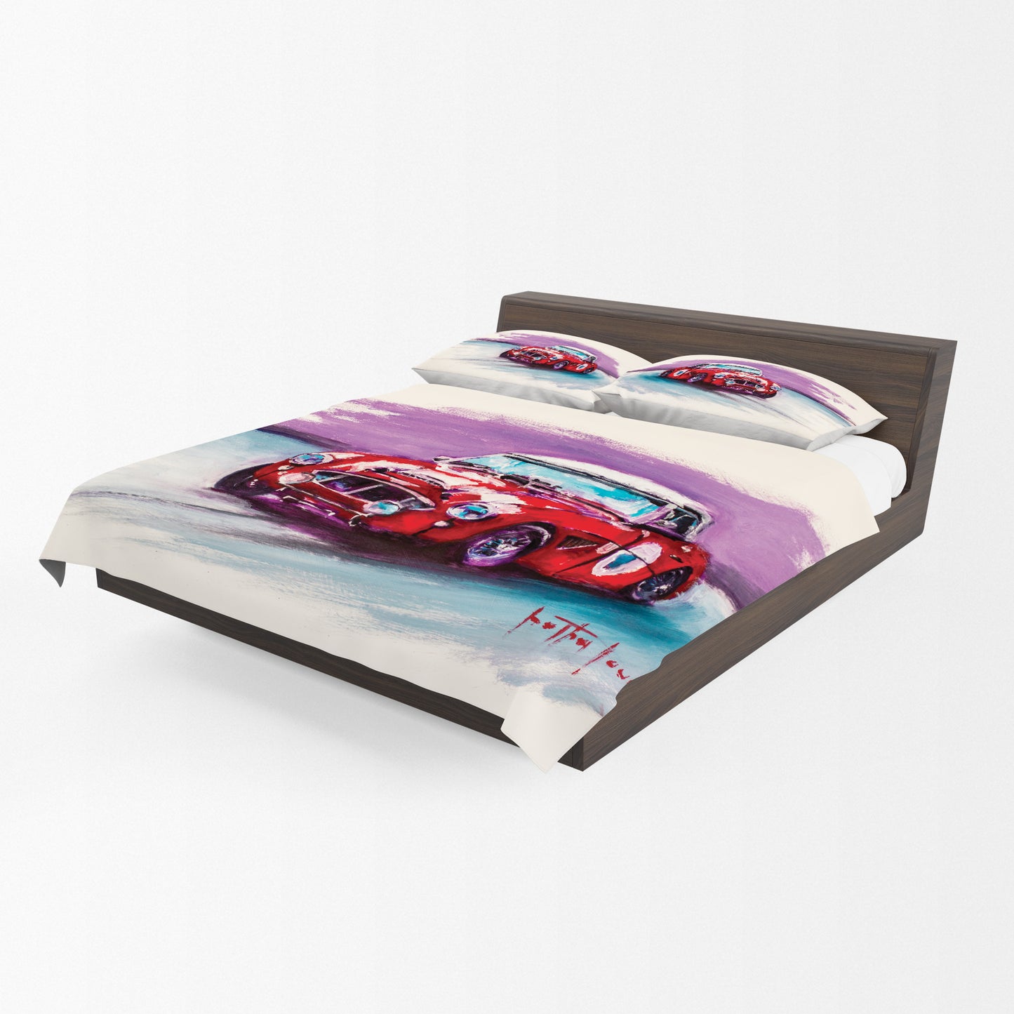 Red Racer Duvet Cover Set By Botha Louw