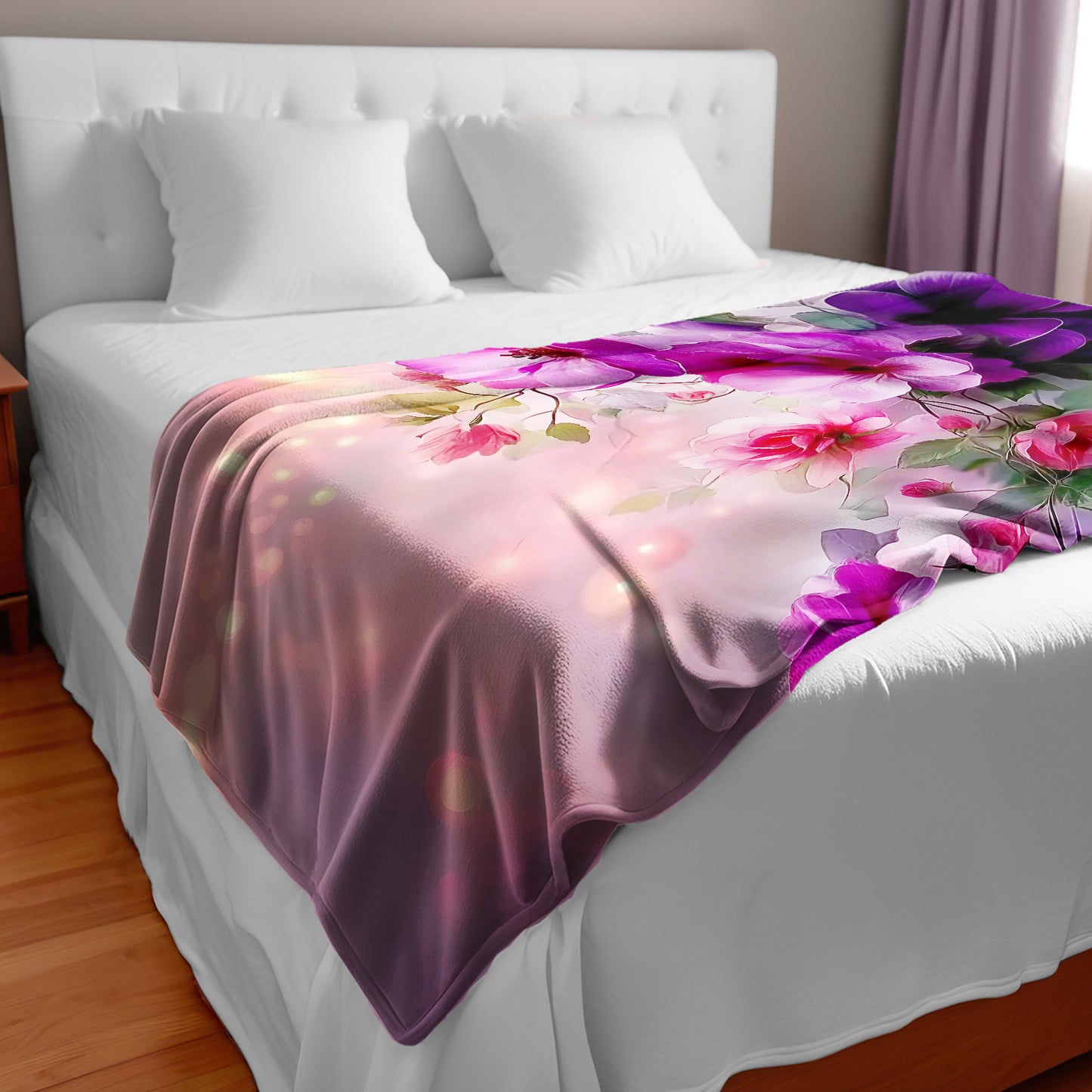 Bougain Villa Bed Throw