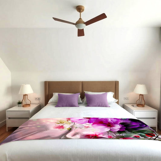 Bougain Villa Bed Throw