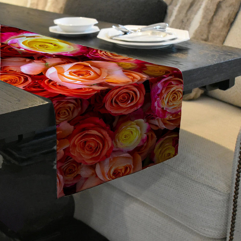 Bouquet of Roses 160cm Table Runner