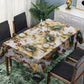 Bouquet of Floral on White Rectangle Tablecloth by Mark van Vuuren