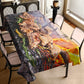 Braaing Chicken Rectangle Tablecloth
