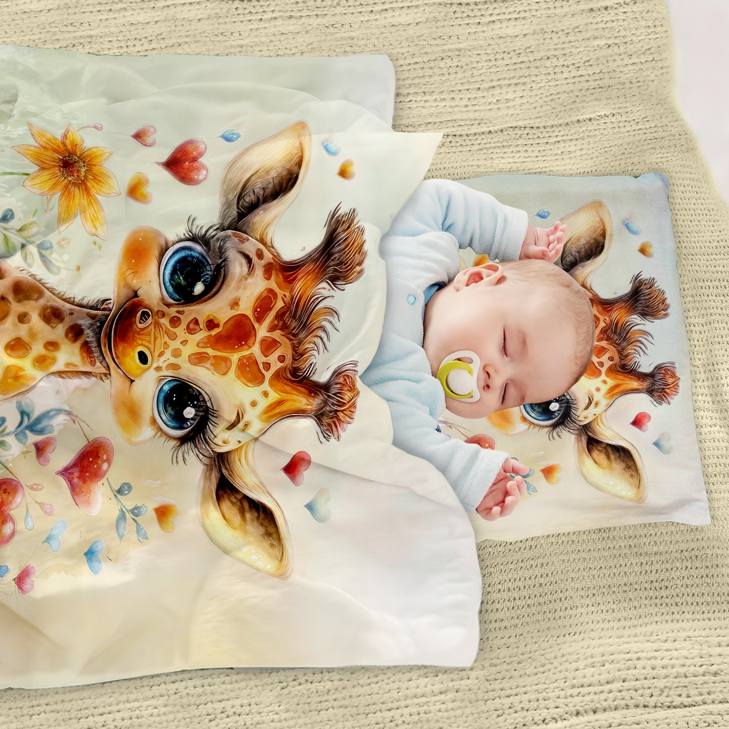 Brave Baby Giraffe Cot Set