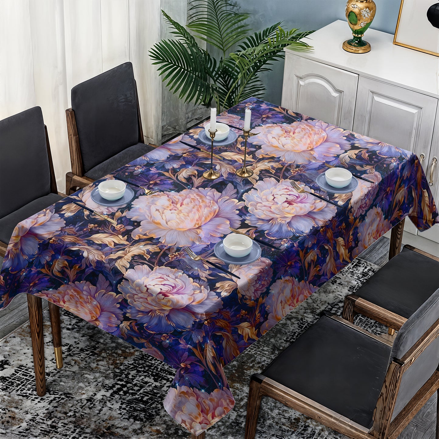 Bravely Beautiful Rectangle Tablecloth