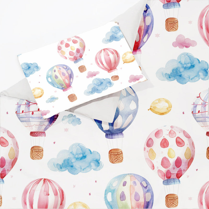 Bright Air Balloons Cot Set
