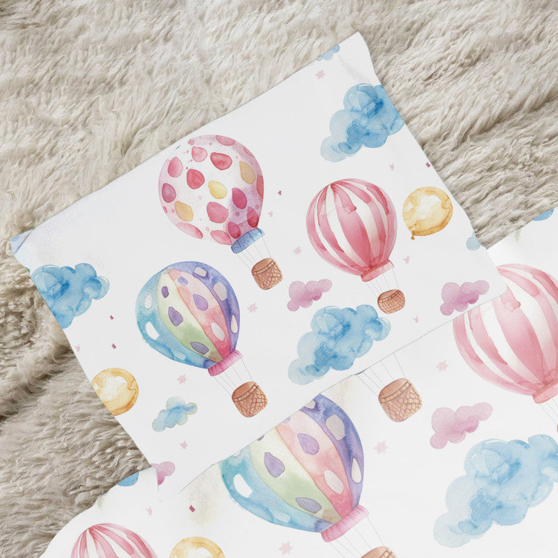Bright Air Balloons Cot Set