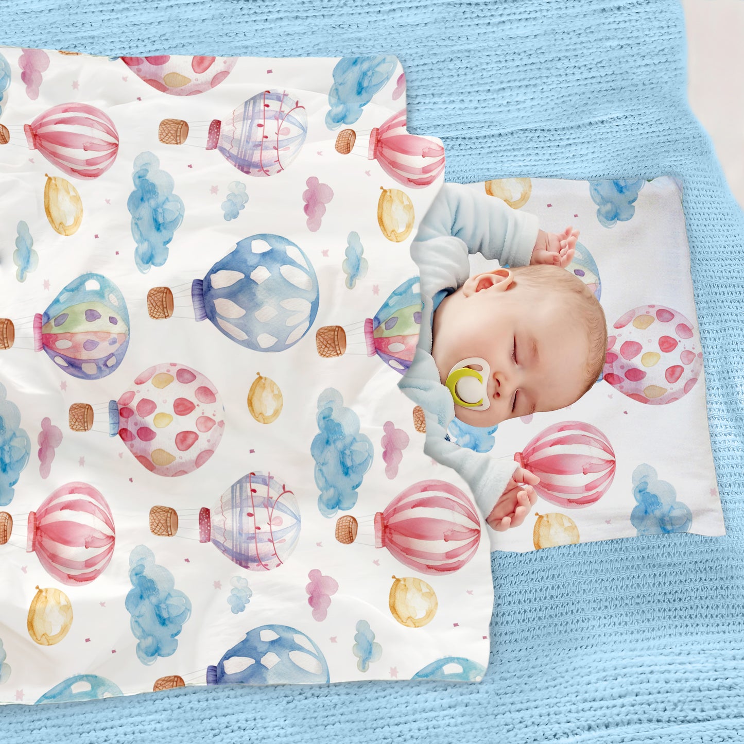Bright Air Balloons Cot Set