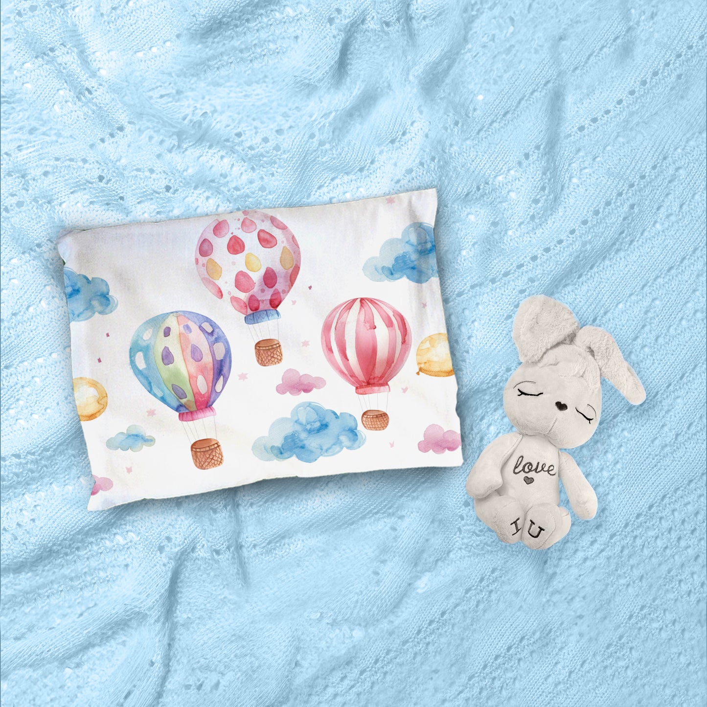 Bright Air Balloons Cot Set