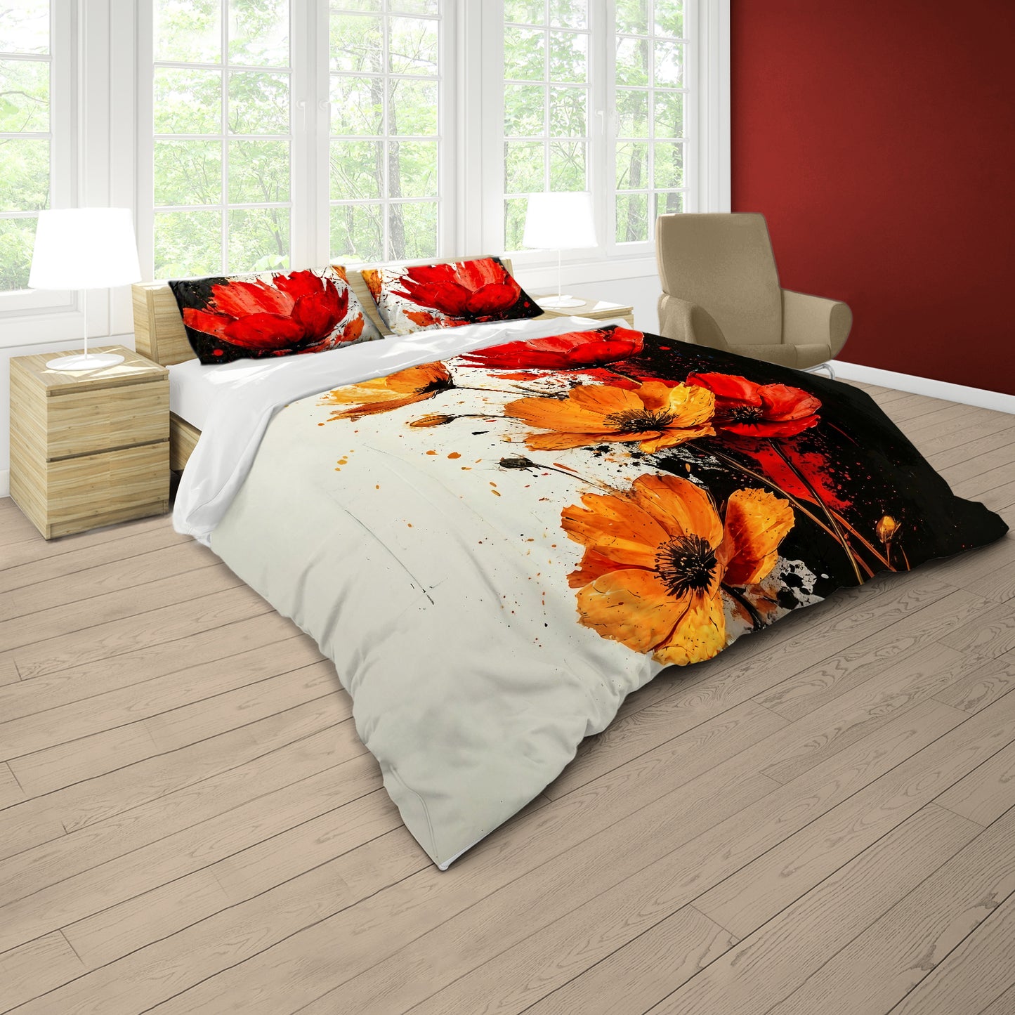 Bright Morning Laughter Duvet Cover Set