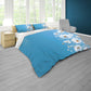 Bright Sun on White Flowers Duvet Cover Set