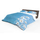 Bright Sun on White Flowers Duvet Cover Set