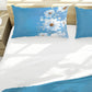 Bright Sun on White Flowers Duvet Cover Set