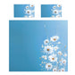 Bright Sun on White Flowers Duvet Cover Set