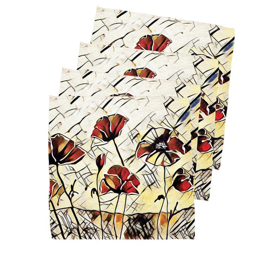 Bronze Poppies Napkins