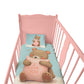 Brown Bear Loves You Cot Set