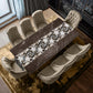 Brown Gravite Drawn Leaves Table Runner by Mark van Vuuren