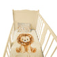 Brown Lion Cot Set