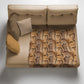 Brown Snake Skin Light Weight Fleece Blanket