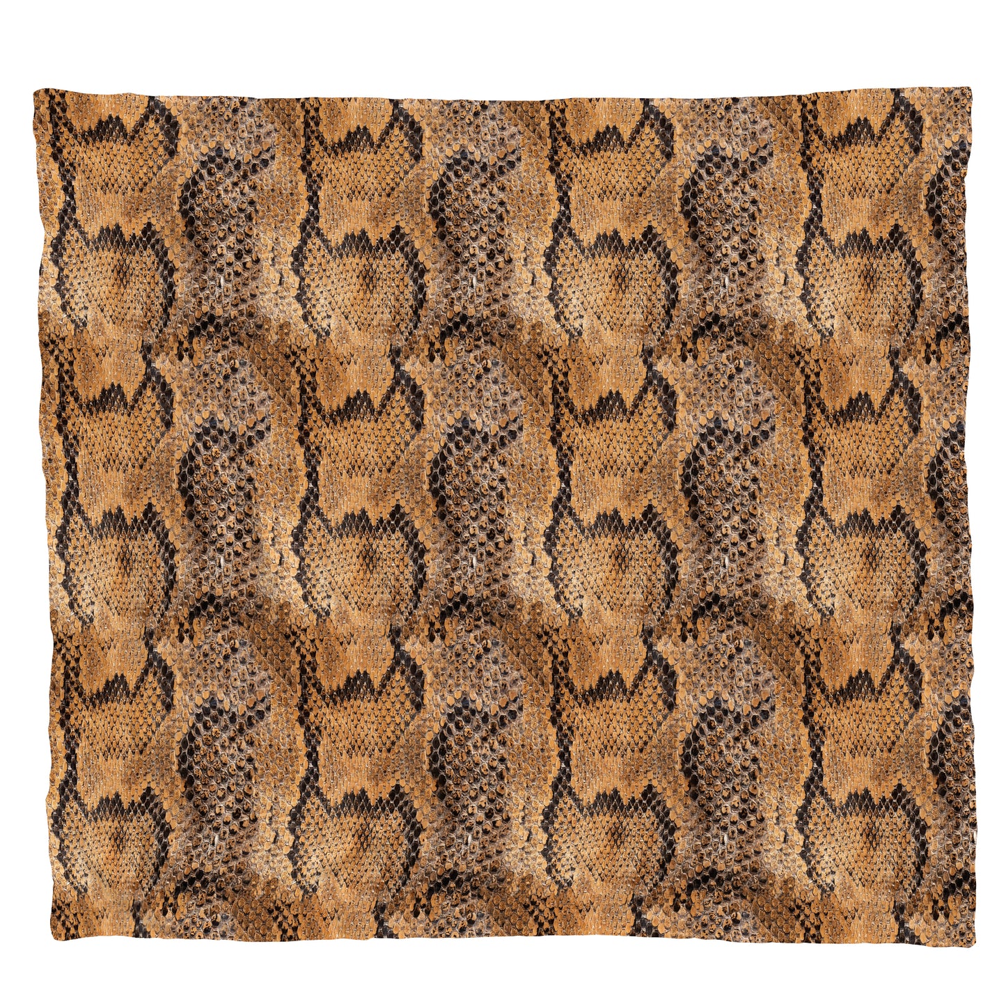 Brown Snake Skin Light Weight Fleece Blanket