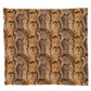 Brown Snake Skin Light Weight Fleece Blanket
