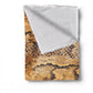 Brown Snake Skin Light Weight Fleece Blanket