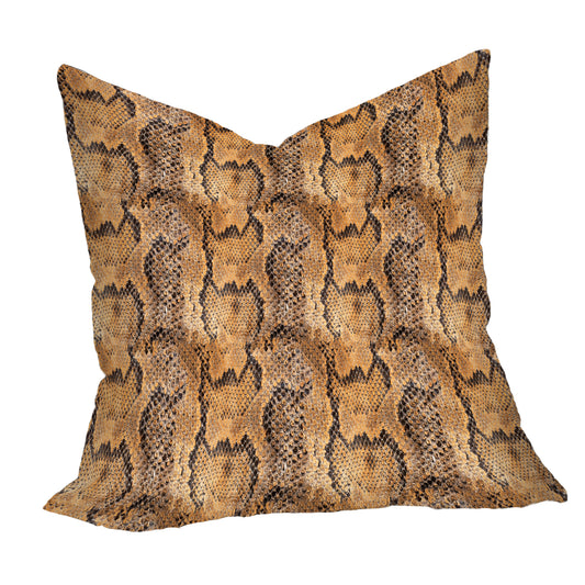 Brown Snake Skin Luxury Scatter