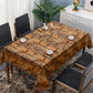 Brown Snake Skin Rectangle Tablecloth
