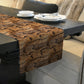 Brown Snake Skin Table Runner