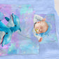 Bubble Dolphin Cot Set
