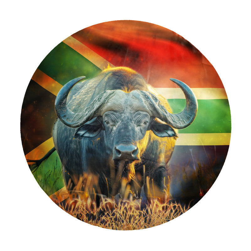 Buffalo Africa Round Tablecloth