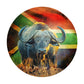 Buffalo Africa Round Tablecloth