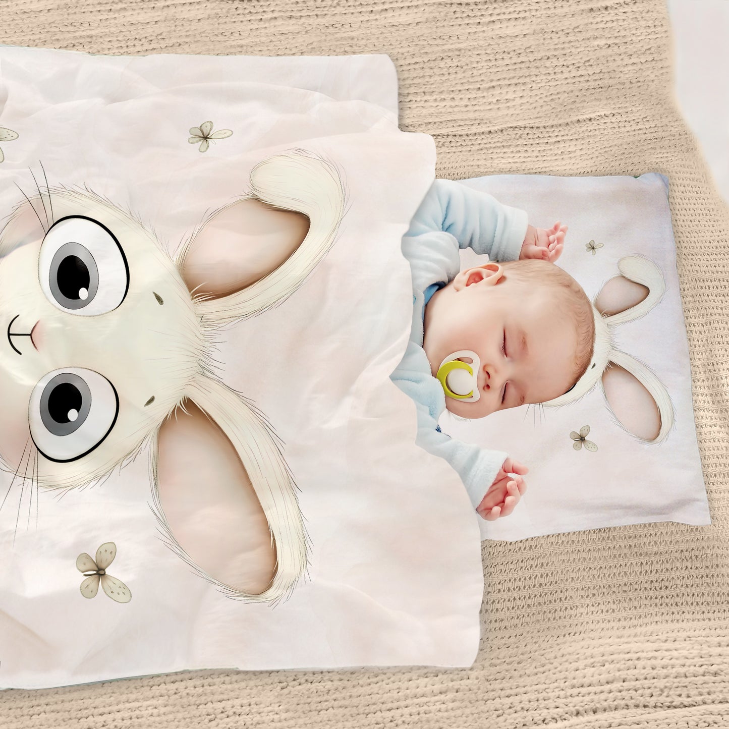 Cute Bunny Cot Set by Wikus Schalkwyk