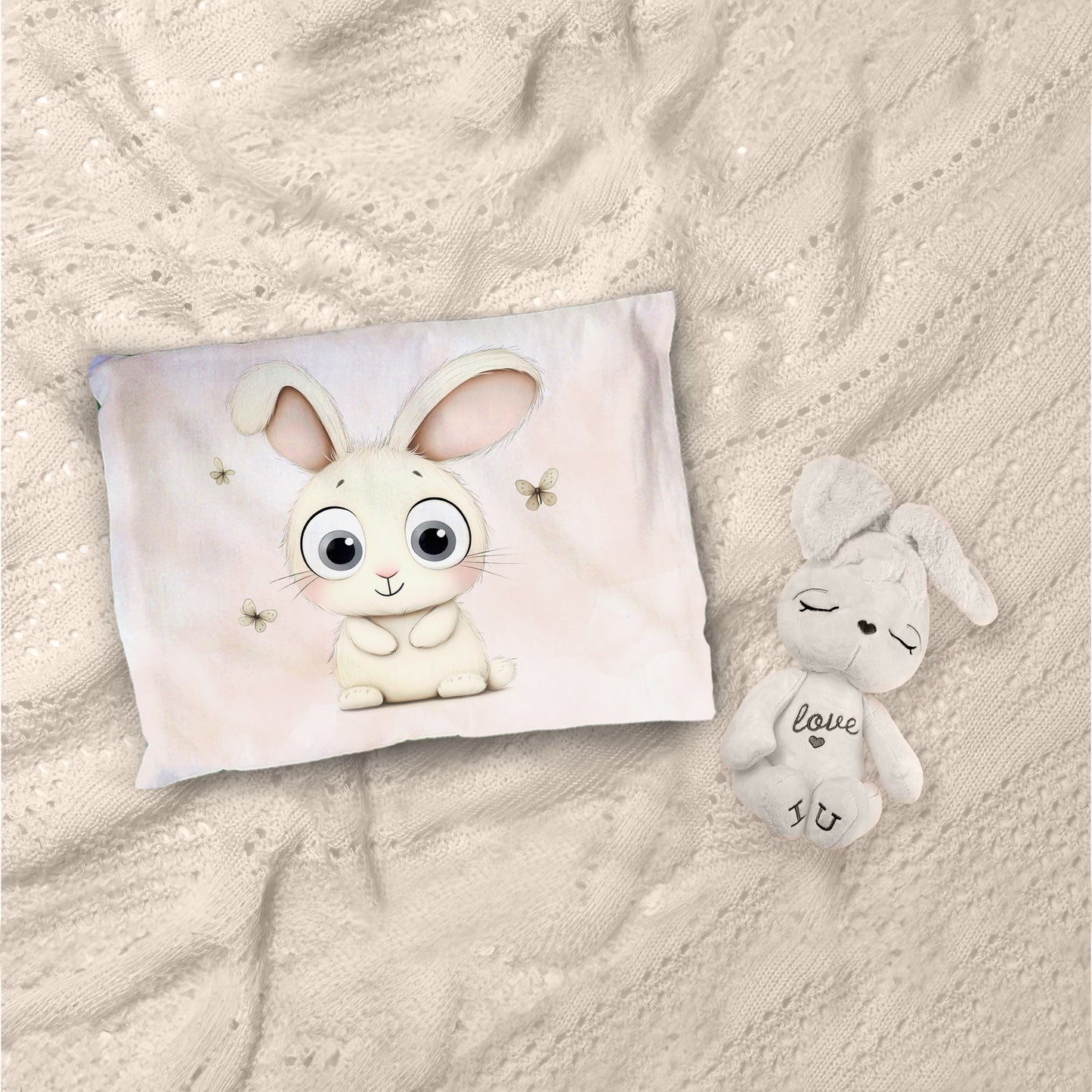 Cute Bunny Cot Set by Wikus Schalkwyk