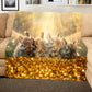 Bunny Glitter Light Weight Fleece